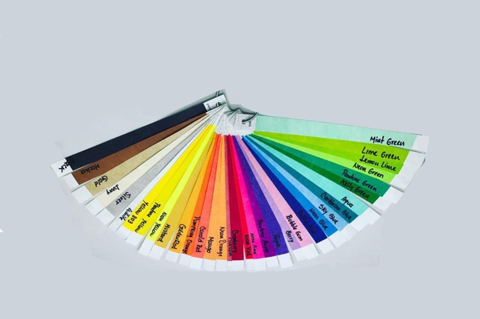Manillas Tyvek para eventos